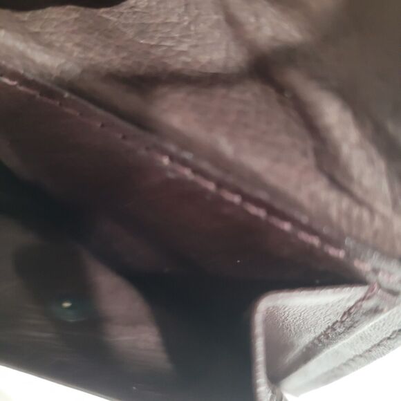 NINA RICCI Vintage Leather Bifold Long Wallet Designer Leopard Brown - Picture 5 of 10